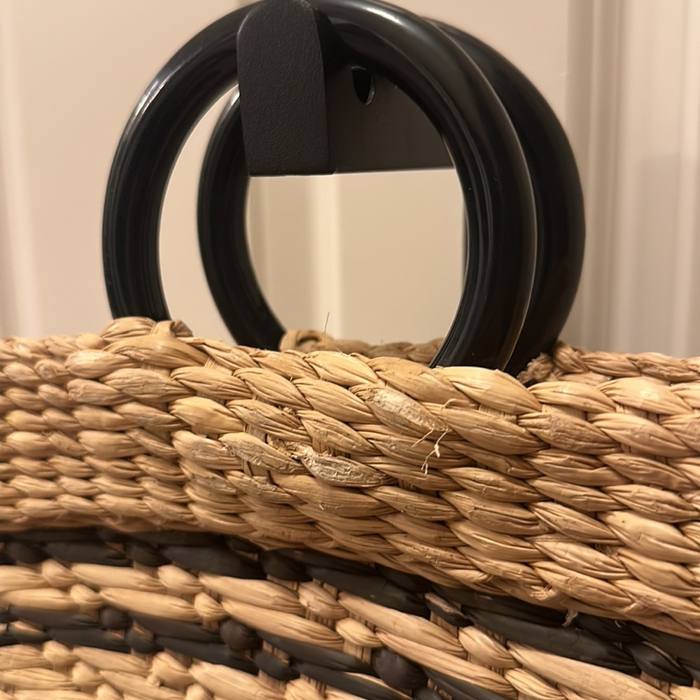 Poolside Straw Stripe Bec Bag - Picture 4 of 16